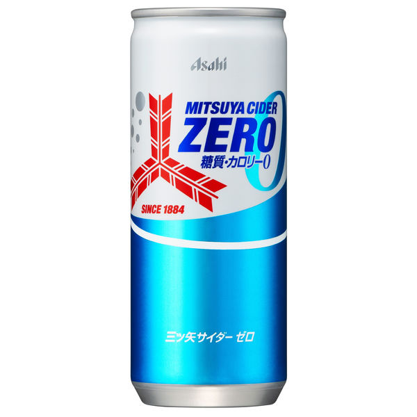 アサヒ飲料 三ツ矢サイダーZERO 250ml 1セット（40缶） - アスクル