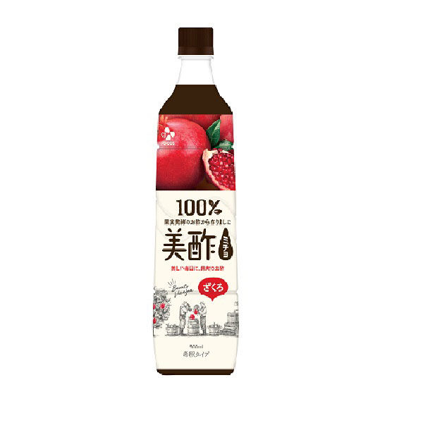 CJジャパン 美酢（ミチョ） ざくろ 900ml 1セット（3本） - アスクル