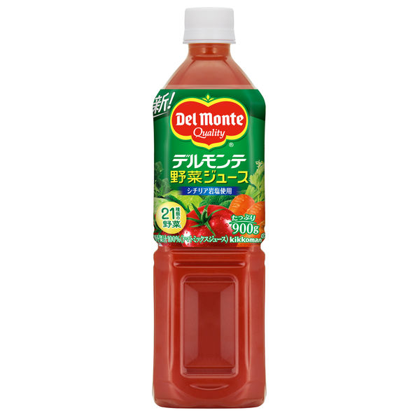 デルモンテ 野菜ジュース 900g 1箱（12本入）【野菜ジュース】 - アスクル