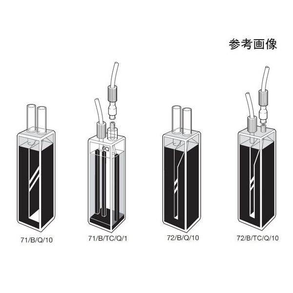 Amazon.co.jp: 石英キュベット光路 10mm 石英吸収セル 3.5ml