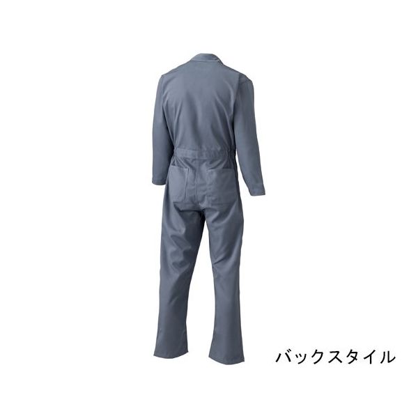 日の丸繊維 続服 アクリル系100%(耐薬品性素材使用) グレー 4L