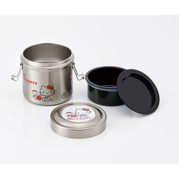 スケーター STLB1AG 抗菌真空ステンレスランチボックス 600ml