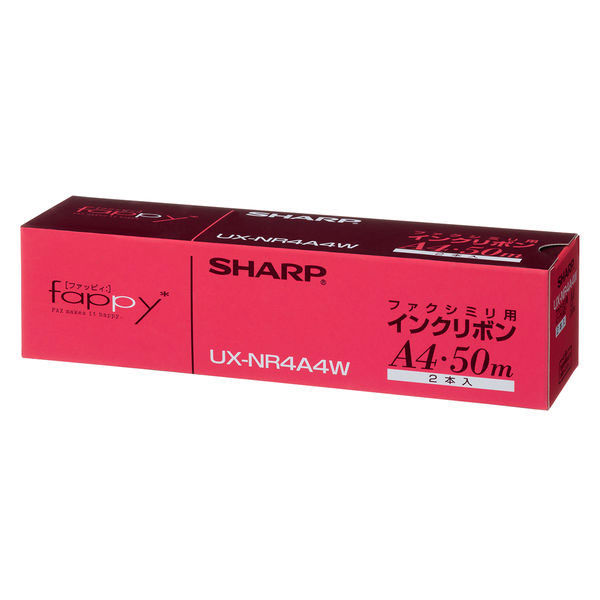 シャープ 純正 FAX用リボン UX-NR4A4W インクリボン50m 1パック（2本入