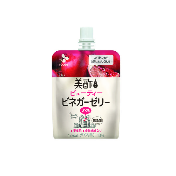 美酢 ビューティービネガーゼリー ざくろ 130g 6個 CJ FOODS JAPAN