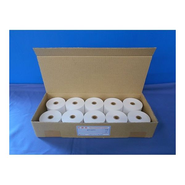 小林クリエイト 記録紙 10本入 57m 271071 1箱(10本) 63-5625-67（直送