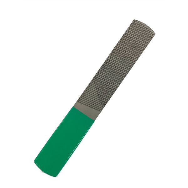アークランズ GREENCROSS ボードヤスリ グリップ付き 平 鬼目 250mm