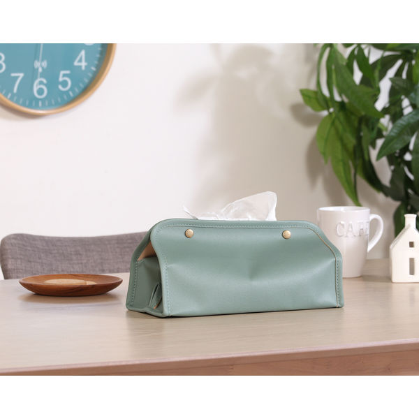 PUレザー調ティッシュケース GR 37808 1袋(6個入) 不二貿易