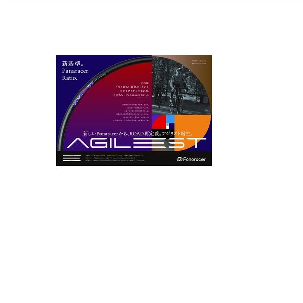 パナレーサー F725AGーR AGILEST(アジリスト) F700×25C 黒/赤 1