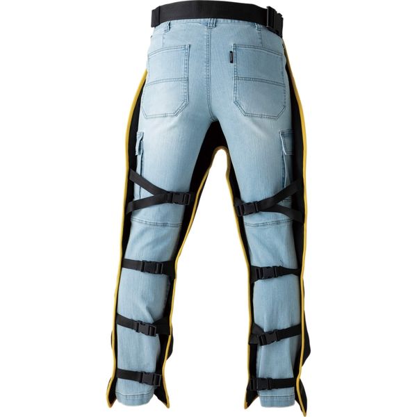 中国産業 HOP 9550-134-F チャップス 黒xイエロー F #9550-134-F(代引不可)【送料無料】 中国産業 9550HOP-SCOTPROTECTIVEチャップスブラックxイエローF 9550