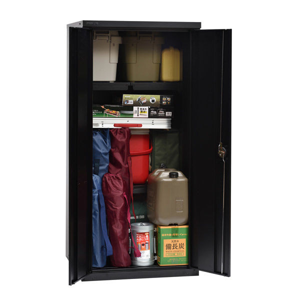 小型収納庫 フレキシブルストレージ162(マットブラック) FLS-162HT(MBK