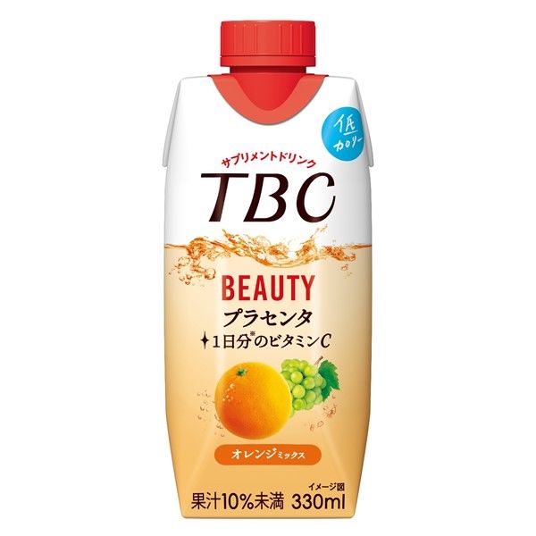 森永乳業 TBCプラセンタ オレンジミックス 330ml 1箱（12本入）