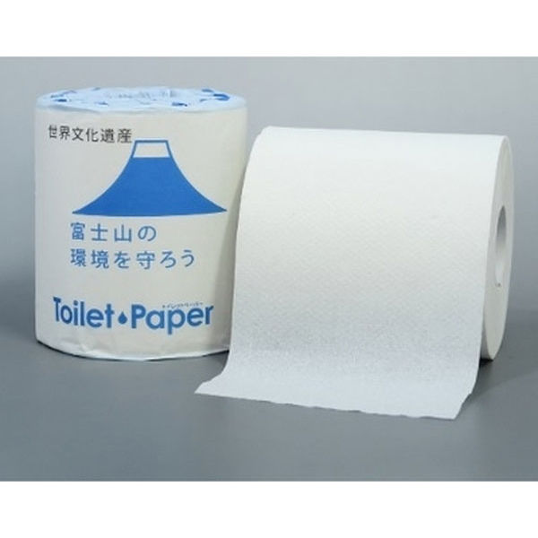 林製紙 (1313)富士山ロール1ロールシングル個包装トイレットペーパー 