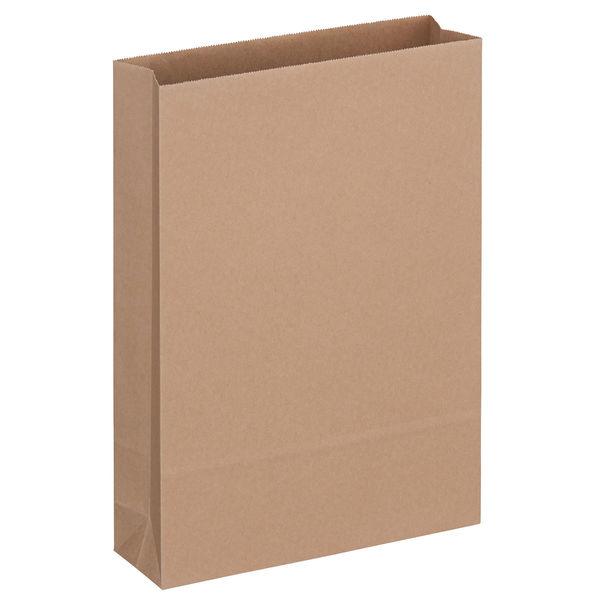 現場のチカラ」 フラップなし宅配袋（紙製） 茶 小サイズ 封かんシール