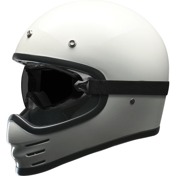 リード工業 RUDO スクランブラーヘルメット ホワイト 150984 1個（直送 ...