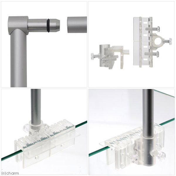 水景工房オリジナルステンレス製ライトスタンド30Cube水槽用②