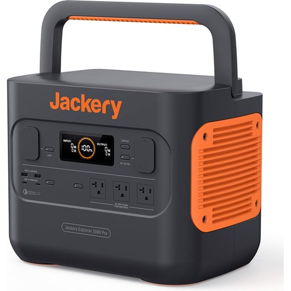 Jackery 大容量ポータブル電源 2000 Pro JE-2000A 1台 - アスクル