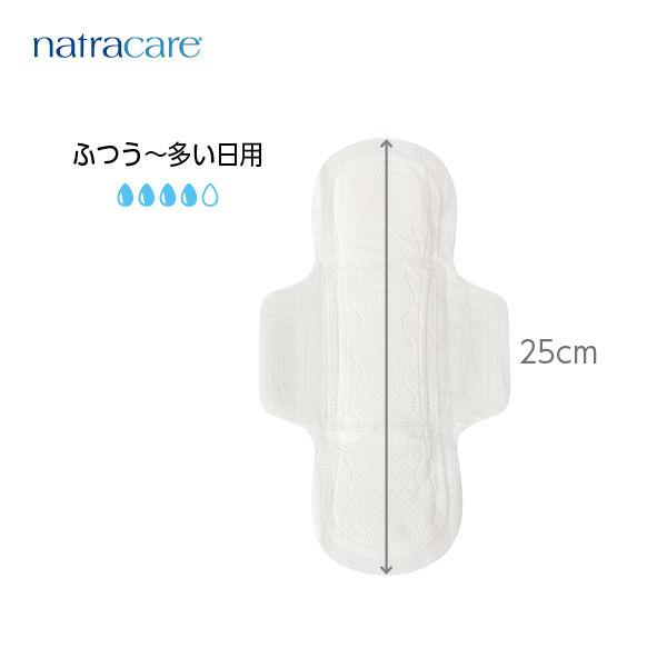 生理用品】 ナプキン ふつうの日～多い日用 羽つき 25cm