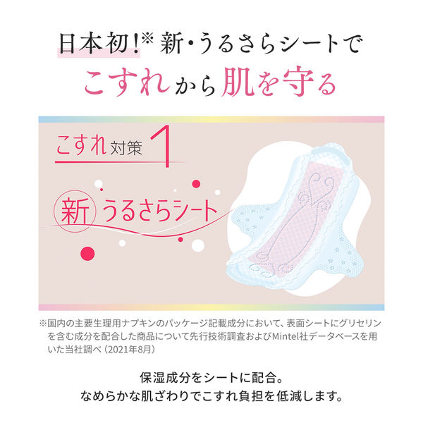 エリス 素肌のきもち 超スリム 羽つき 多い昼用 23cm 1セット（20枚×5