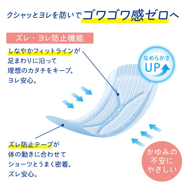 ナチュラ 吸水ケア さら肌さらりよれスッキリ吸水ナプキン 15cc 20.5CM
