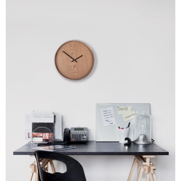 umbra（アンブラ） マデラ ウォールクロック ニッケル 掛け時計