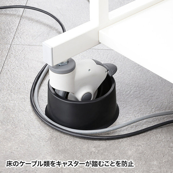 サンワサプライ 障害除けキャスターカバー 直径80～100mm用 SNC-COVER2 