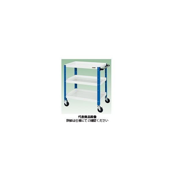 ニューCSスペシャルワゴン(中量タイプ/均等耐荷重200kg/ナイロンウレタン車/H880mm/3段/移動式) CSSAー758NUWB（直送品）