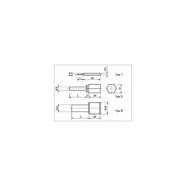 アイゼン（EISEN） シャンク付ピンゲージ ES-2.75 1本（直送品）