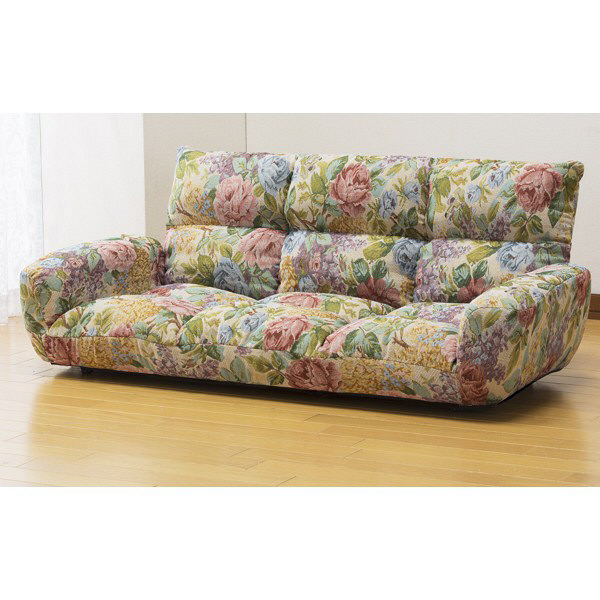 専用   カウチソファー ブラウン 花柄 ym-044-001.jpg