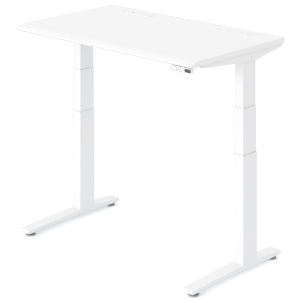 オカムラ スイフト スタンディングデスク 上下昇降式 平机 ホワイト