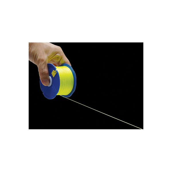 Yu商品 シンワ測定 ポリエステル水糸 リール巻 細 0.5mm 500m 蛍光