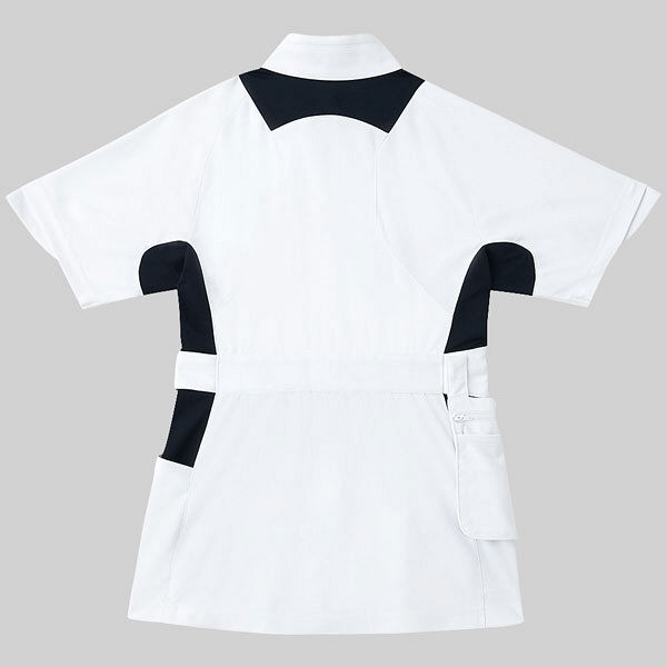 KAZEN adidas（アディダス）レディスジャケット 医療白衣 半袖