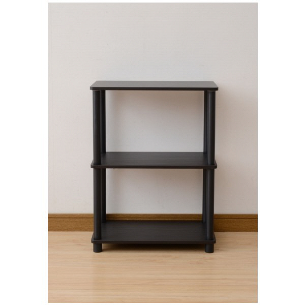 YAMAZEN（山善） システムラック3段 ISR-3IN（DBR3/BK ダーク