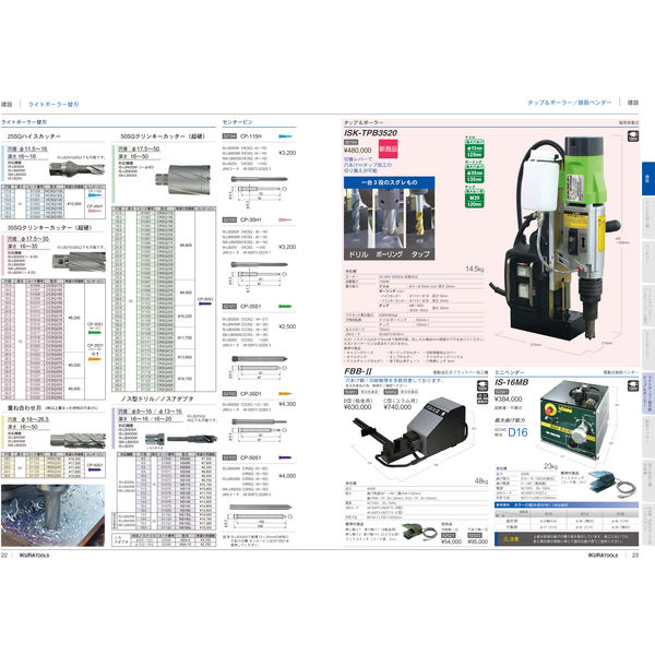 育良精機 超硬ホールソー 50ＳＱクリンキーカッター ＬＢ40・50用