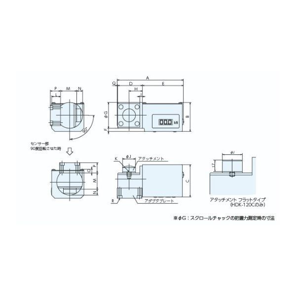 ナベヤ(NABEYA) トルク計 ハンディデジタル荷重計 HDK-50C 1個（直送品