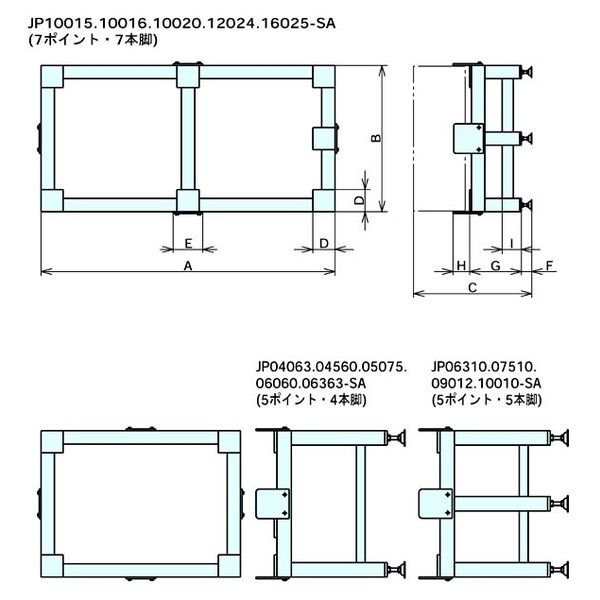 ナベヤ(NABEYA) 重量作業台 ＪＩＳ定盤用アングル台 JP09012-SA 1台