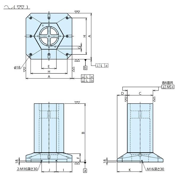 ナベヤ(NABEYA) 治具 針板 6面イケール TB6F04-14060 1台（直送品） - アスクル