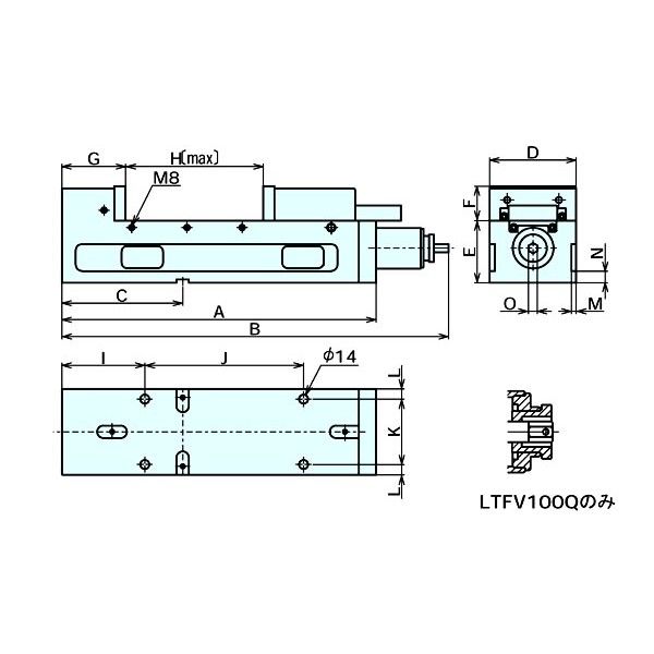 ナベヤ　85mm マシンバイス バイス｜株式会社ナベヤ