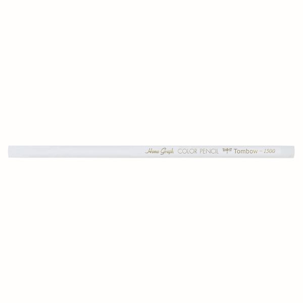 【新品】（まとめ）トンボ鉛筆 色鉛筆 単色 12本入 1500-01 白 【×5セット】