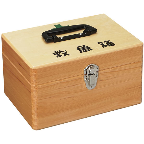 松吉医科器械 マイスコ木製救急箱（小） MY-4720 1箱（3個入） 10-3095