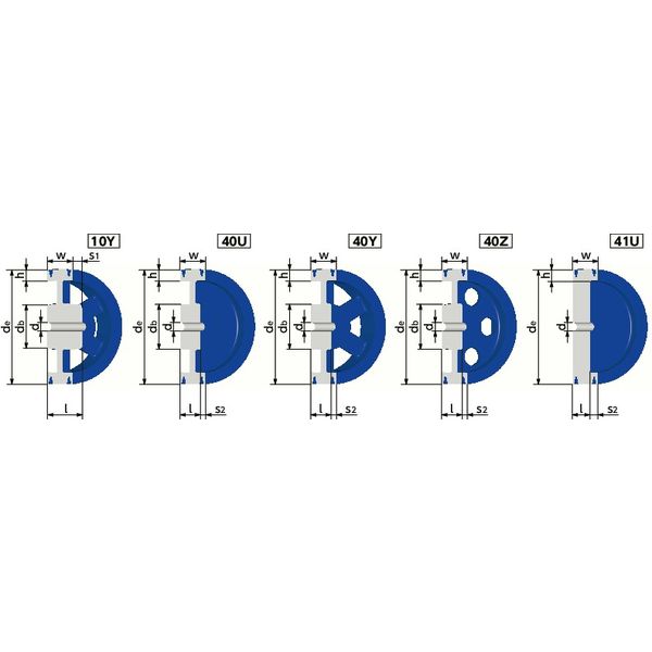 鍋屋バイテック(NBK) Vプーリー 180-5V-8 1個（直送品） - アスクル