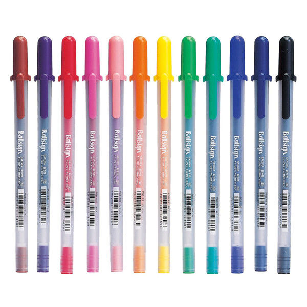 サクラクレパス ボールサイン 12色セット 0.6mm PGB12 1本
