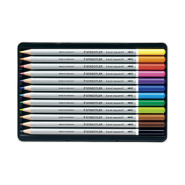 現金特価 STAEDTLER 高級水彩色鉛筆 12色 60 アート用品