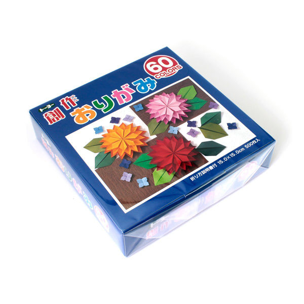 トーヨー 創作おりがみ 15.0cm 60色 500枚入 001207 1袋（ご注文