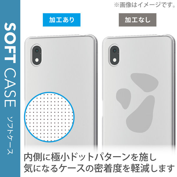 Xperia Ace III ケース カバー TPU ソフト 耐久性 弾力性 PM-X223UCTCR