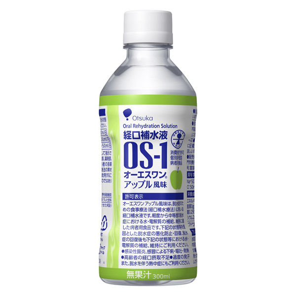 経口補水液 OS-1（オーエスワン）アップル風味300ml 1セット（12本入 ...