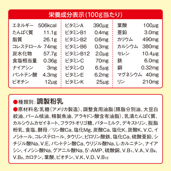 0ヵ月から】明治ほほえみ らくらくキューブ（特大箱）1620ｇ（27g×30袋×2箱）1箱 明治 粉ミルク - アスクル