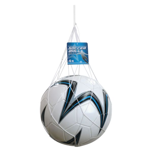 池田工業社 合皮サッカーボール4号 直径約20cm 空気無し 300530 1個（直送品） - アスクル