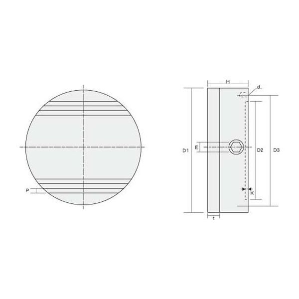 ファーステック FT-FCD型丸形永磁チャック FT-FCD150 1台（直送品