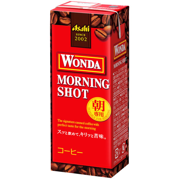 アサヒ飲料 WONDA（ワンダ）モーニングショット 紙パック 200ml 1