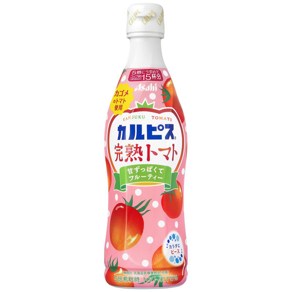 アサヒ飲料 カルピス 完熟トマト＜希釈用＞プラスチックボトル 470ml 1箱（12本入）